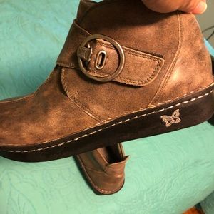 Brown Alegria booties